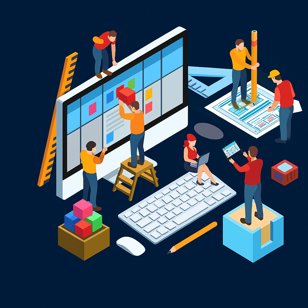 CoSource development team - diverse group of developers and designers